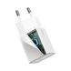 МЗП Baseus Super Silicone PD Charger 20W (1Type-C) + With Cable Type-C to Lightning white 306970003 фото 9