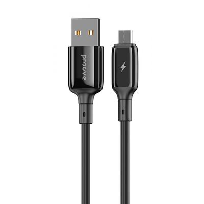 Кабель Proove Flex Metal Micro USB 2.4A (1m) black 505020001 фото