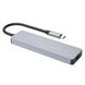 Type-C-Хаб Proove Iron Link 5 in 1 (3*USB3.0 + Tyce C + HDMI) silver 546900012 фото 3