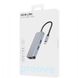 Type-C-Хаб Proove Iron Link 6 in 1 (2*USB3.0 + SD/TF + RJ45 + HDMI) silver 546910012 фото 2