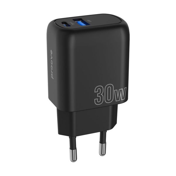 МЗП Proove Silicone Power Plus 30W (Type-C + USB) black 508760001 фото