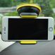 Автомобільний тримач для телефону з присоскою Hoco CA5 чорно-жовтий 00165 фото 3
