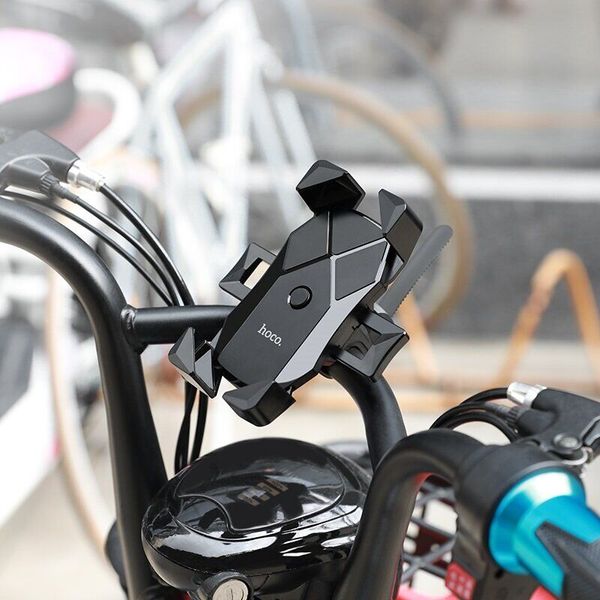Велосипедний тримач Hoco CA58 Light Ride - Black 51117 фото
