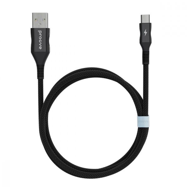 Кабель Proove Braided Scout Micro USB 2.4A (1m) black 488530001 фото