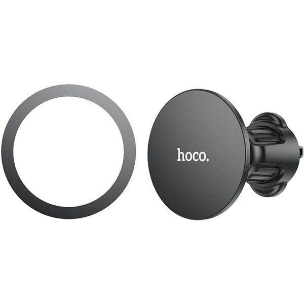 Автомобільний тримач Hoco H12 Magnetic - Black 51233 фото