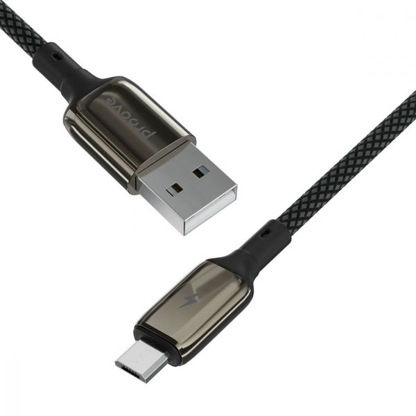 Кабель Proove Dense Metal Micro USB 2.4A (1m) white 504970003 фото