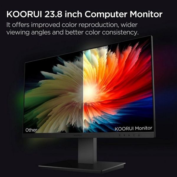 Монітор KOORUI 23.8 Business IPS Black FHD 100HZ (P02) 51235 фото