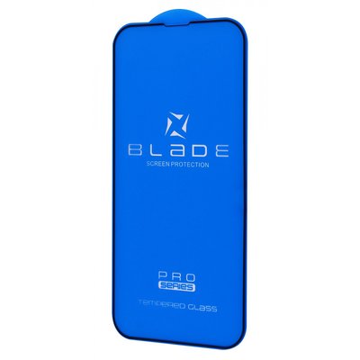 Захисне скло BLADE PRO Series Full Glue iPhone 13/13 Pro/14 без упаковки black 357230001 фото