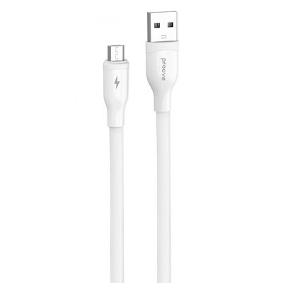 Кабель Proove Flat Out Micro USB 2.4A (1m) white 504930003 фото