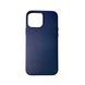 Шкіряний чохол Leather Case (AAA) with MagSafe для Apple iPhone 14 Pro Midnight Blue 51498 фото 1