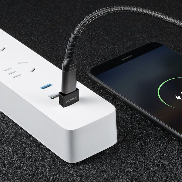 Перехідник OTG Proove Extension Type-C to USB black 477970001 фото