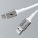 Кабель Proove Flex Metal Micro USB 2.4A (1m) white 505020003 фото 5