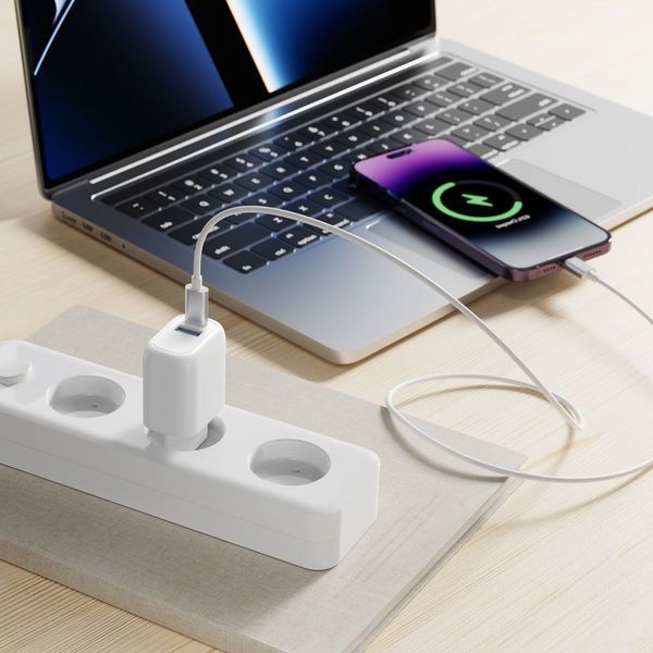 МЗП Proove Silicone Power Plus 30W (Type-C + USB) white 508760003 фото