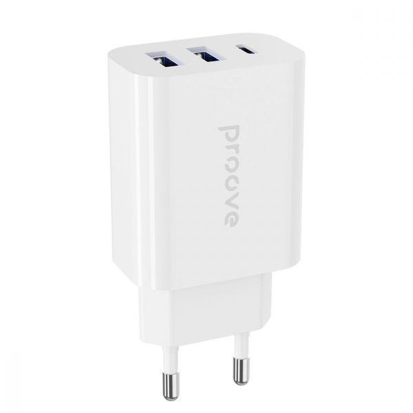 МЗП Proove Rapid 30W (2 USB + Type-C) white 483950003 фото