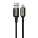 Кабель Proove Dense Metal Lightning 2.4A (1m) black 504960001 фото 1