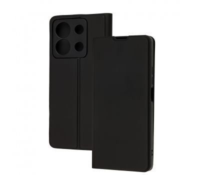 Чохол-книжка Xiaomi Redmi Note 13 Pro 5G Fibra чорний 96795 фото