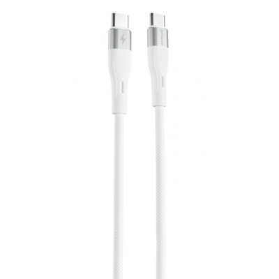Кабель Proove Light Silicone Type-C to Type-C 60W (1m) white 491970003 фото