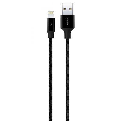 Кабель Proove Light Weft Lightning 2.4A (1m) black 491870001 фото