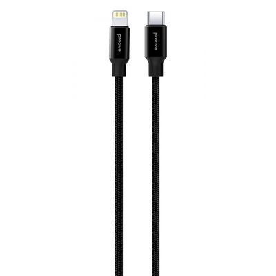 Кабель Proove Light Weft Type-C to Lightning 27W (1m) black 491910001 фото