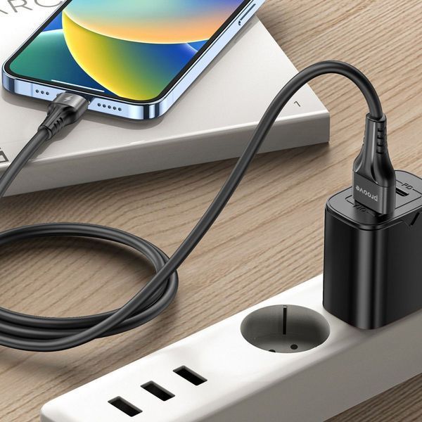 Кабель Proove Double Way Silicone Micro USB 2.4A (1m) white 505070003 фото