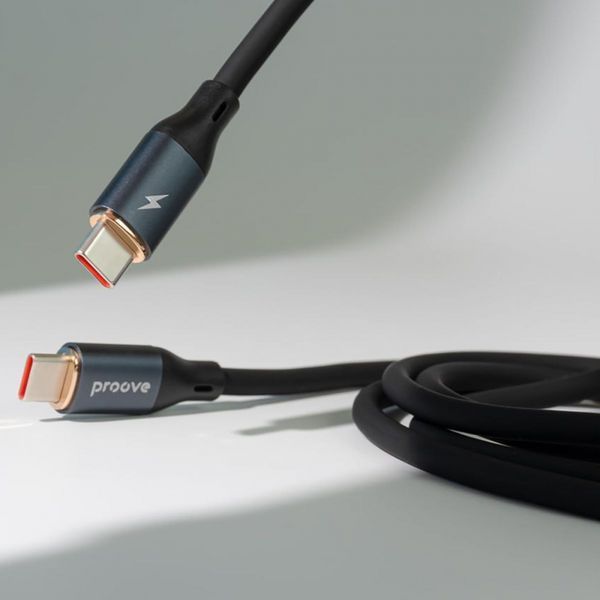 Кабель Proove PowerFull Type-C to Type-C 100W (1m) black 488540001 фото