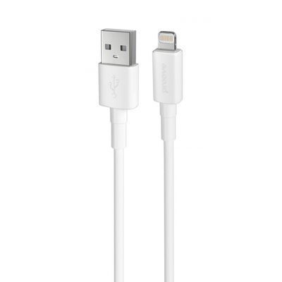 Кабель Proove Small Silicone Lightning 2.4A (1m) white 349160003 фото