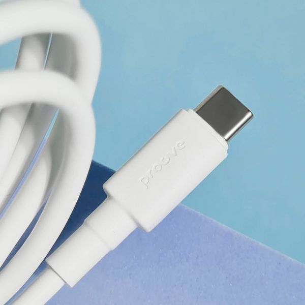 Кабель Proove Small Silicone Lightning 2.4A (1m) white 349160003 фото