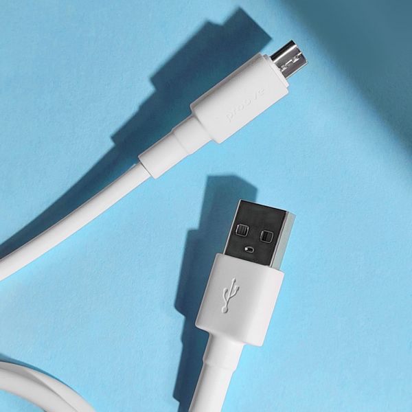 Кабель Proove Small Silicone Micro USB 2.4A (1m) white 349170003 фото