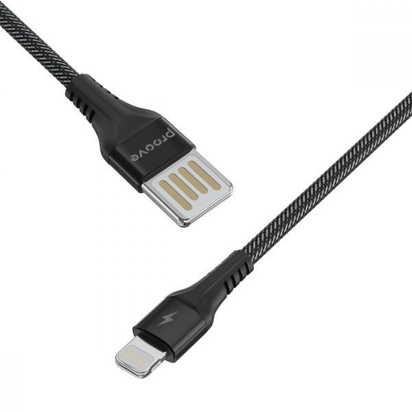 Кабель Proove Double Way Weft Lightning 2.4A (1m) white 504940003 фото