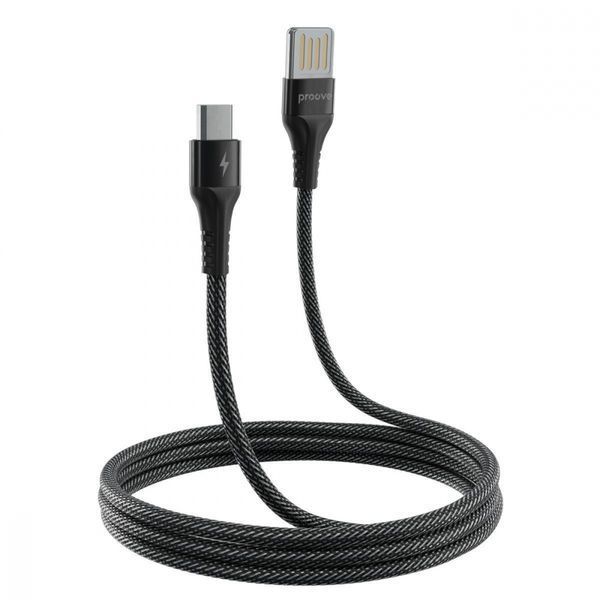 Кабель Proove Double Way Weft Micro USB 2.4A (1m) white 508770003 фото