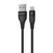 Кабель Proove Soft Silicone Lightning 2.4A (1m) black 492020001 фото 1