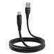Кабель Proove Soft Silicone Lightning 2.4A (1m) black 492020001 фото 6