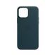 Шкіряний чохол Leather Case (AAA) with MagSafe для Apple iPhone 15 Pro Max Indigo Blue 51597 фото 1