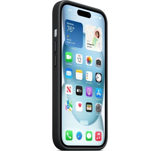 Чехол для смартфона Apple Silicone Case with MagSafe iPhone 15 Black 51357 фото