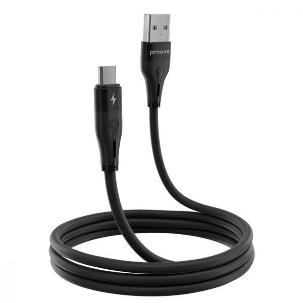 Кабель Proove Soft Silicone Micro USB 2.4A (1m) white 492050003 фото
