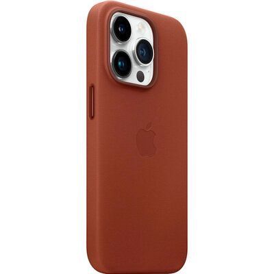Шкіряний чохол Leather Case (AAA) with MagSafe для Apple iPhone 14 Pro Max Saddle Brown 51499 фото