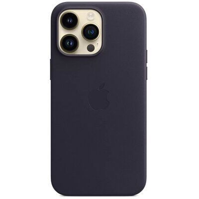 Шкіряний чохол Leather Case (AAA) with MagSafe для Apple iPhone 14 Pro Max Deep Purple 51488 фото